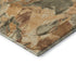 9' X 12' Copper Gray And Taupe Abstract Washable Area Rug With UV Protection