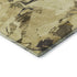 5' X 8' Gold Beige And Wheat Abstract Washable Area Rug With UV Protection