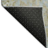 5' X 8' Khaki And Silver Abstract Washable Area Rug With UV Protection