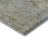 5' X 8' Khaki And Silver Abstract Washable Area Rug With UV Protection