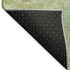 8' X 8' Lime Green Teal And Ivory Abstract Washable Round Rug With UV Protection