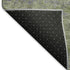 8' Olive Green And Purple Abstract Washable Area Rug With UV Protection