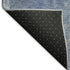5' X 8' Blue Gray And Silver Abstract Washable Area Rug With UV Protection