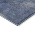 9' X 12' Blue Gray And Silver Abstract Washable Area Rug With UV Protection