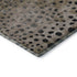 8' X 8' Khaki Blue And Ivory Polka Dot Washable Round Rug With UV Protection