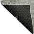 5' X 8' Gray Gold And Ivory Oriental Washable Area Rug With UV Protection
