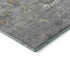 5' X 8' Gray Gold And Ivory Oriental Washable Area Rug With UV Protection