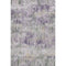 5' X 8' Lavender Ivory And Green Striped Washable Area Rug With UV Protection