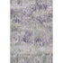 5' X 8' Lavender Ivory And Green Striped Washable Area Rug With UV Protection
