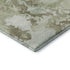 8' X 8' Artichoke Green Ivory And Sage Abstract Washable Round Rug With UV Protection