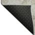 8' Taupe Gray And Silver Abstract Washable Area Rug With UV Protection