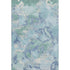 5' X 8' Pale Aqua Ivory And Gray Abstract Washable Area Rug With UV Protection