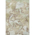 8' Taupe Ivory And Beige Abstract Washable Area Rug With UV Protection