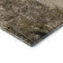 5' X 8' Khaki Beige And Charcoal Abstract Washable Area Rug With UV Protection