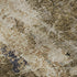 9' X 12' Khaki Beige And Charcoal Abstract Washable Area Rug With UV Protection