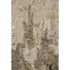 9' X 12' Khaki Beige And Charcoal Abstract Washable Area Rug With UV Protection