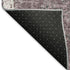 8' X 8' Pink Charcoal And Ivory Abstract Washable Round Rug With UV Protection