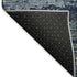 5' X 8' Blue Ivory And Gray Abstract Washable Area Rug With UV Protection