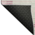 8' X 8' Pink Ivory And Mauve Striped Washable Round Rug With UV Protection