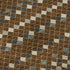 5' X 8' Brown Gray And Ivory Striped Washable Area Rug With UV Protection
