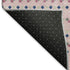 5' X 8' Pink Navy Blue And Gray Striped Washable Area Rug With UV Protection
