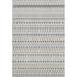 8' Silver Gray And Gold Striped Washable Area Rug With UV Protection