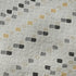 9' X 12' Silver Gray And Gold Striped Washable Area Rug With UV Protection