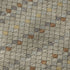 8' X 8' Taupe Copper And Gold Striped Washable Round Rug With UV Protection