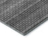8' Gray Silver And Charcoal Striped Washable Area Rug With UV Protection
