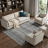 9' X 12' Gray Silver And Charcoal Striped Washable Area Rug With UV Protection