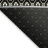 5' X 8' Black Gray And Silver Geometric Washable Area Rug With UV Protection