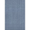 5' X 8' Blue And Ivory Geometric Washable Area Rug With UV Protection