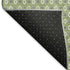 8' X 8' Green Gray And Ivory Geometric Washable Round Rug With UV Protection