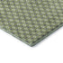 8' X 8' Green Gray And Ivory Geometric Washable Round Rug With UV Protection