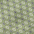 8' X 8' Green Gray And Ivory Geometric Washable Round Rug With UV Protection