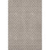 8' Taupe Brown And Ivory Geometric Washable Area Rug With UV Protection