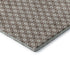 9' X 12' Taupe Brown And Ivory Geometric Washable Area Rug With UV Protection
