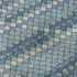 5' X 8' Denim Blue Ivory And Teal Geometric Washable Area Rug With UV Protection