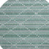 8' X 8' Teal Ivory And Lavender Geometric Washable Round Rug With UV Protection