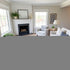 8' Taupe Brown And Ivory Geometric Washable Area Rug With UV Protection