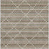 8' Taupe Brown And Ivory Geometric Washable Area Rug With UV Protection