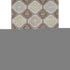 5' X 8' Chocolate Beige And Blue Floral Washable Area Rug With UV Protection