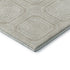 5' X 8' Beige Ivory And Taupe Geometric Washable Area Rug With UV Protection