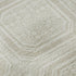 5' X 8' Beige Ivory And Taupe Geometric Washable Area Rug With UV Protection