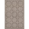 8' Brown Beige And Taupe Geometric Washable Area Rug With UV Protection