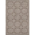8' Brown Beige And Taupe Geometric Washable Area Rug With UV Protection