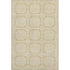 9' X 12' Gold And Ivory Geometric Washable Area Rug With UV Protection