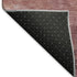 8' X 8' Mauve Beige And Pink Striped Washable Round Rug With UV Protection
