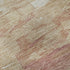 8' X 8' Mauve Beige And Pink Striped Washable Round Rug With UV Protection