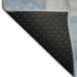5' X 8' Beige Salmon And Blue Abstract Washable Area Rug With UV Protection